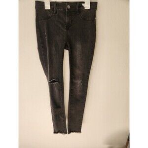 Old Navy Jeans, Girls Size 14, Black Denim, Rockstar Jeggings Adjustable Waist